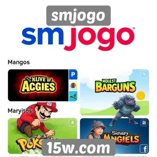 As principais categorias de jogos disponíveis no smjogo